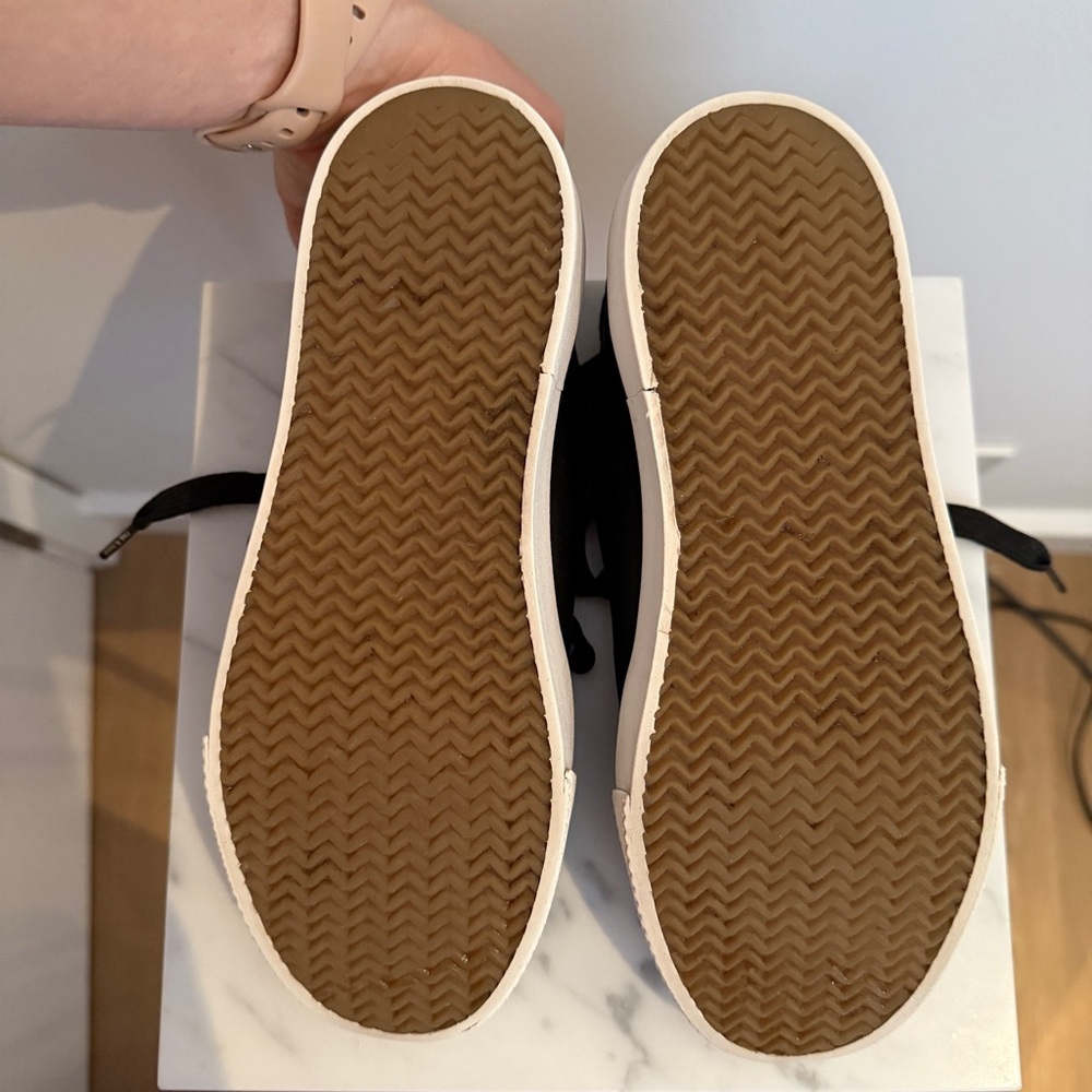 rag & bone Army Suede-Trimmed Leather Sneakers - Picture 7 of 8